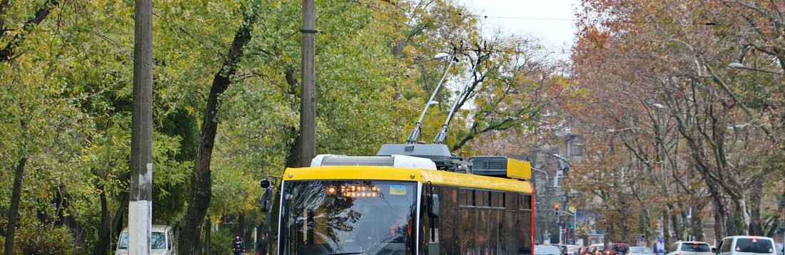 Одеські тролейбуси вже працюють за звичними маршрутами