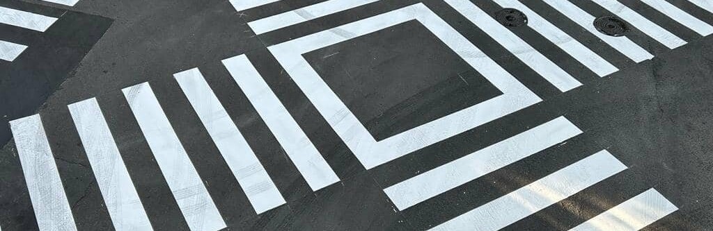 В Одесі зʼявився перший діагональний пішохідний перехід 