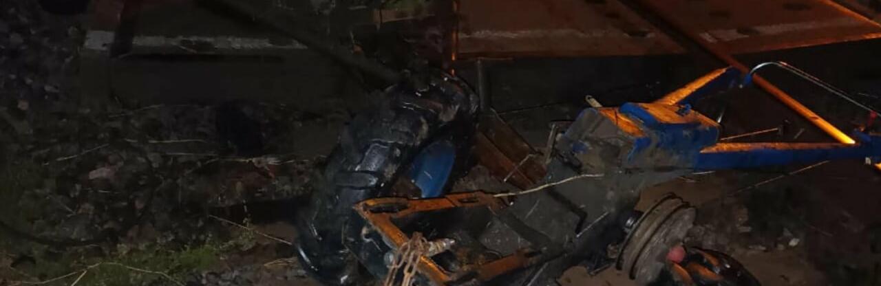 В Одеській області водій мотоблока потрапив під потяг та втратив стопу