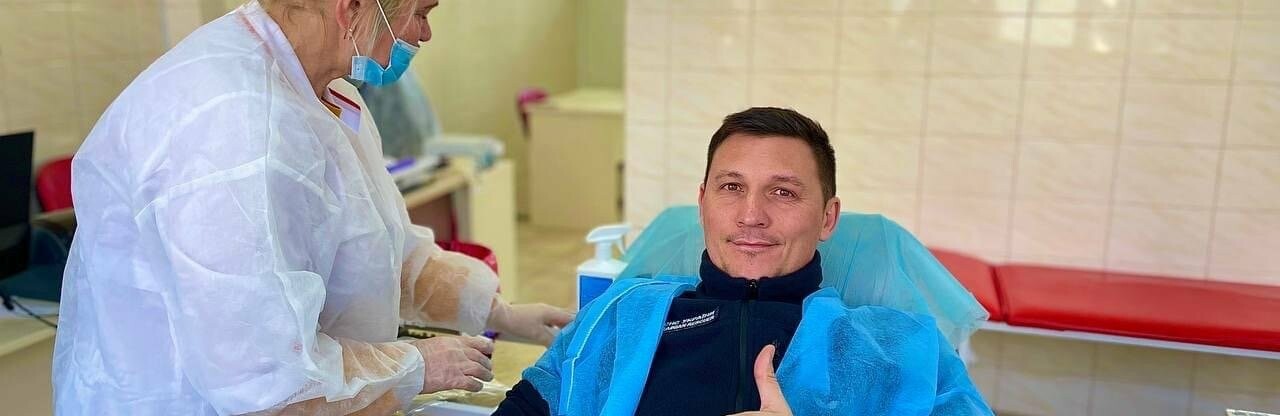 Одеські рятувальники стали донорами крові
