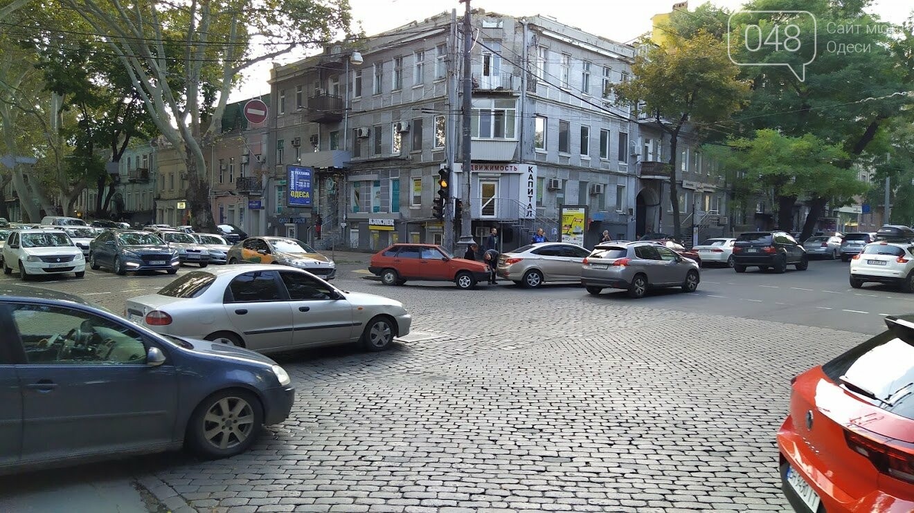ДТП на улице Пушкинской в Одессе