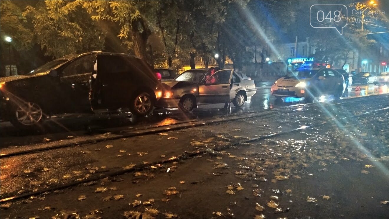 Ночное происшествие в Одессе на улице Канатной.
