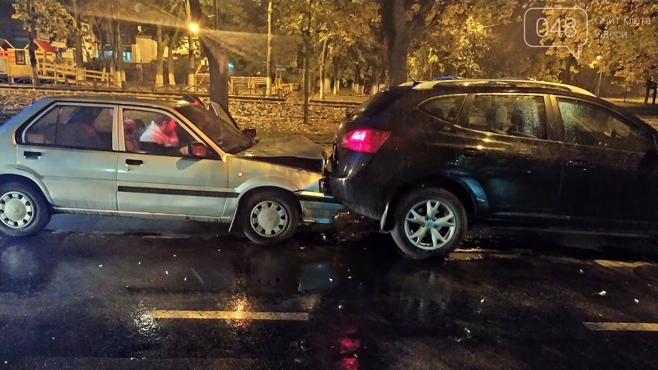 Ночное происшествие в Одессе на улице Канатной.