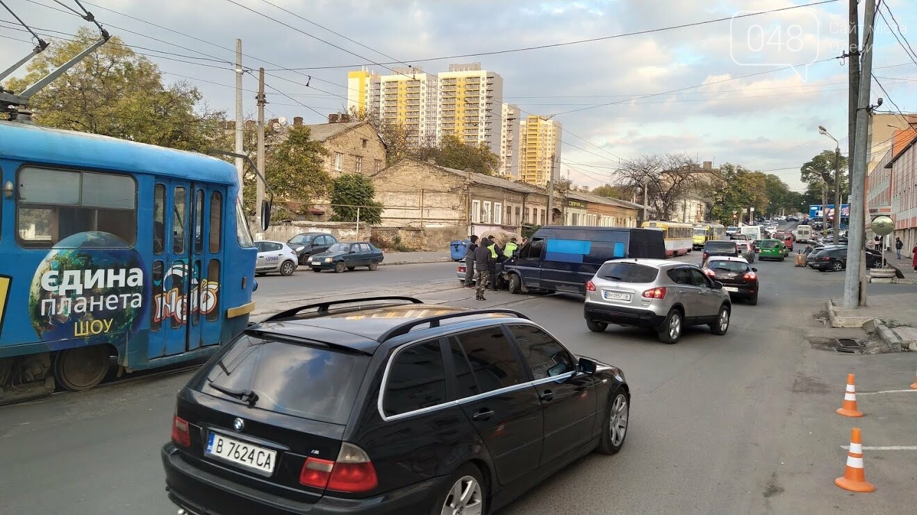 ДТП на улице Балковской в Одессе