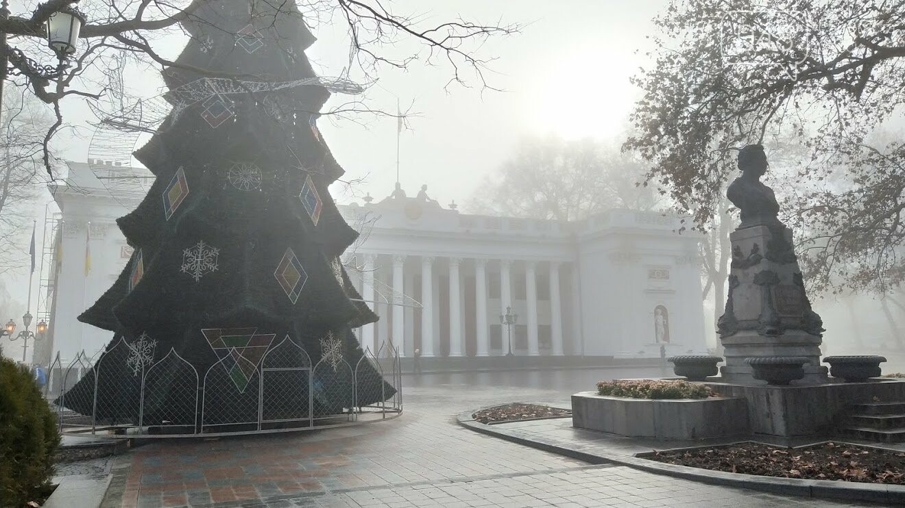 Главная новогодняя елка 2020 года в Одессе.
