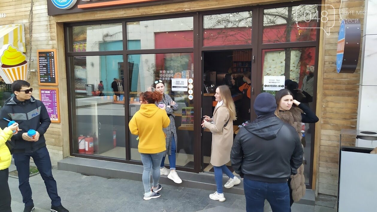 Корреспондент 048.ua Александр Жирносенко., Аркадия во время карантина. Аркадия во время карантина.