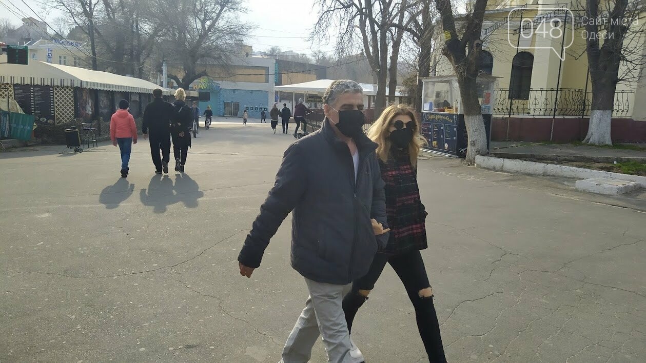 Корреспондент 048.ua Александр Жирносенко., Аркадия во время карантина. Аркадия во время карантина.