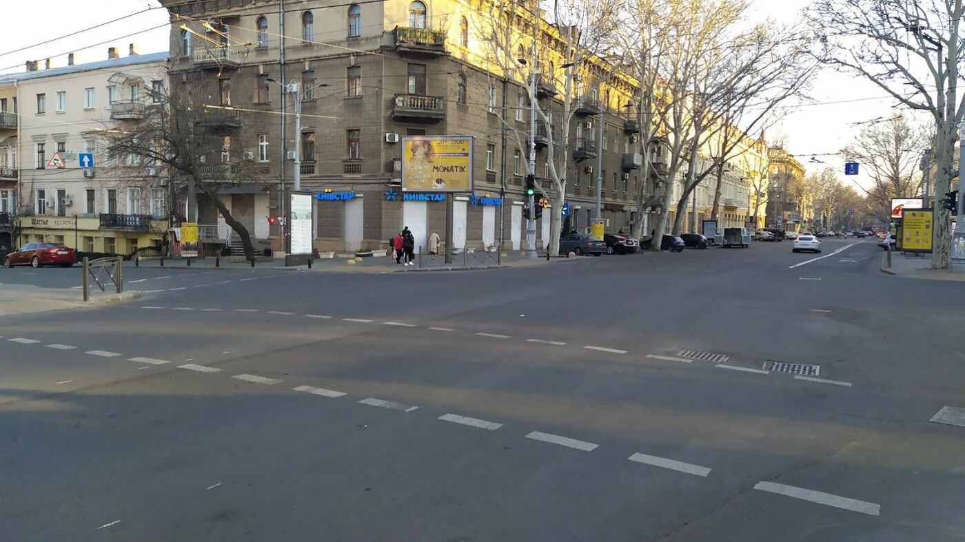 Ситуация на дорогах в Одессе 23 марта.