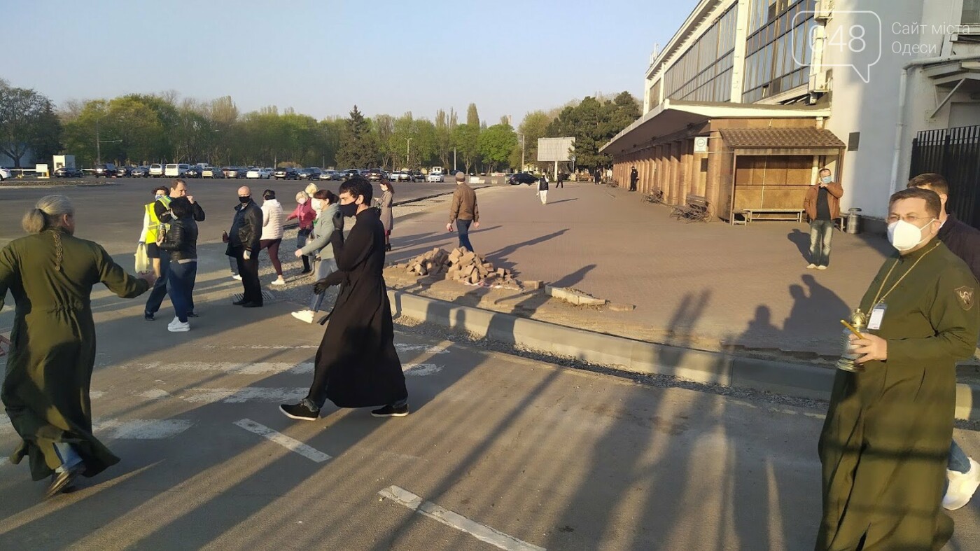 Благодатный огонь в Одессе.