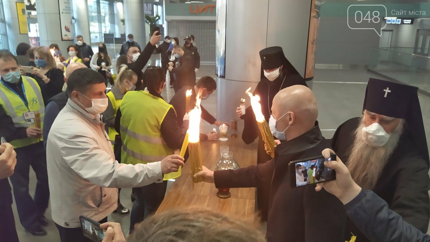 Благодатный огонь в Одессе.
