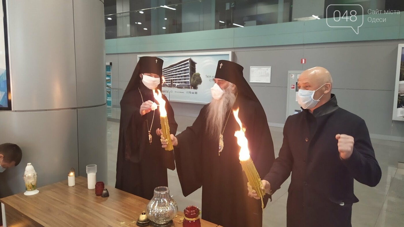Благодатный огонь в Одессе.
