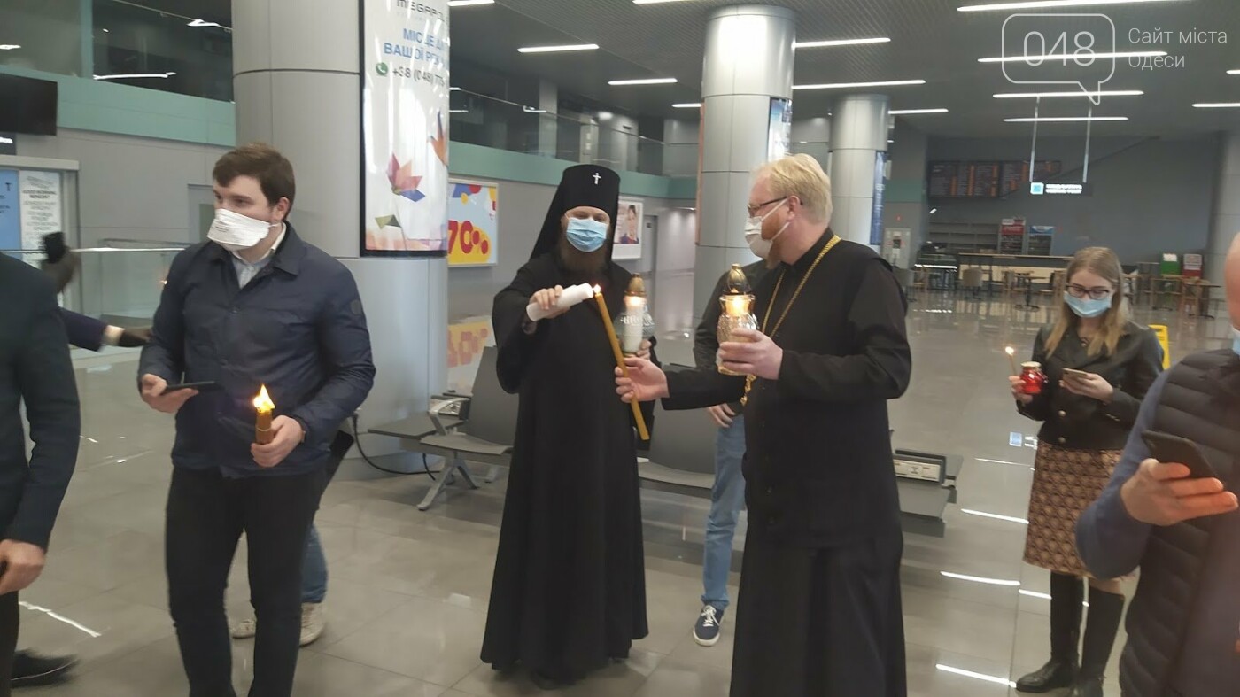 Благодатный огонь в Одессе.