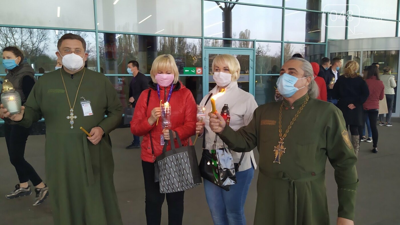 Благодатный огонь в Одессе.