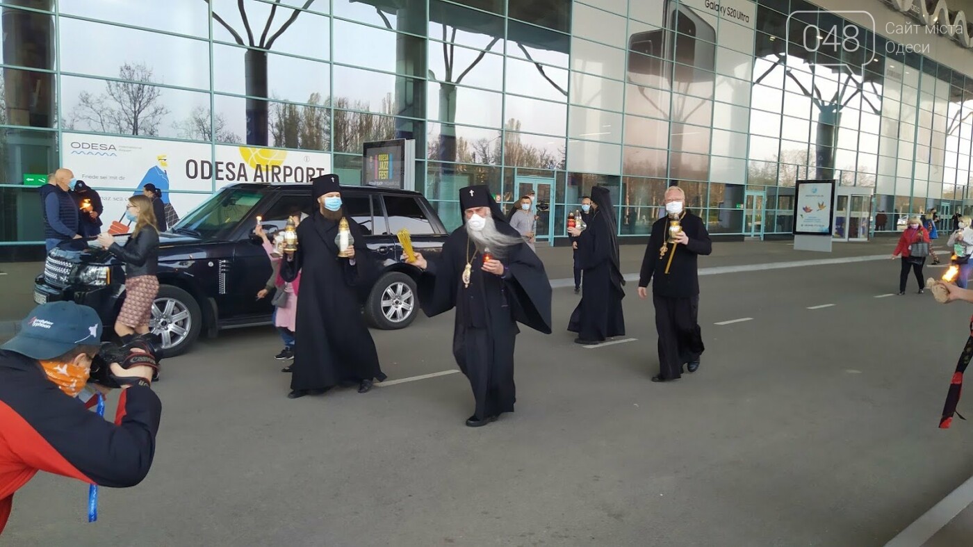 Благодатный огонь в Одессе.