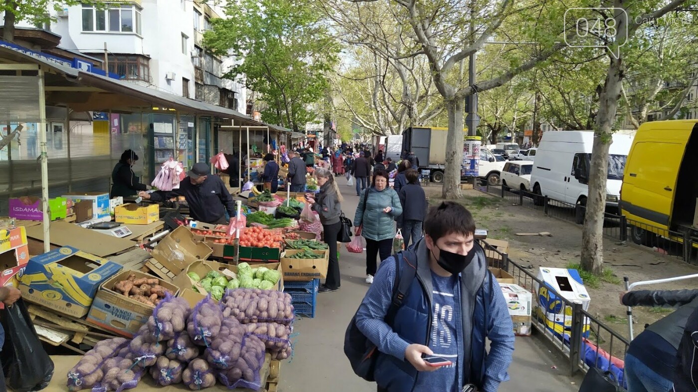 Рынки на Черемушках в Одессе во время карантина.