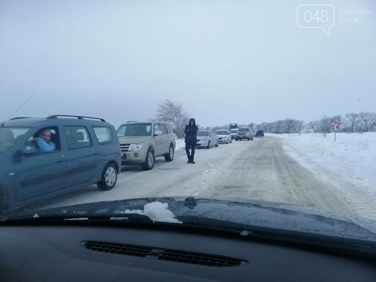 Трасса Одесса-Рени: брошенные автомобили, трактора и сугро..., фото-11 Трасса Одесса-Рени: брошенные автомобили, трактора и сугробы,- ВИДЕО, ФОТО, фото-11