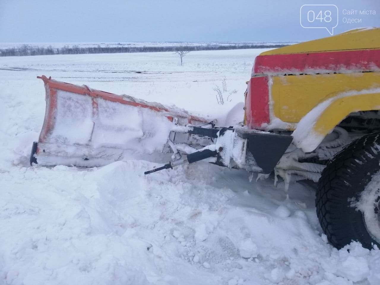 Трасса Одесса-Рени: брошенные автомобили, трактора и сугро..., фото-3 Трасса Одесса-Рени: брошенные автомобили, трактора и сугробы,- ВИДЕО, ФОТО, фото-3
