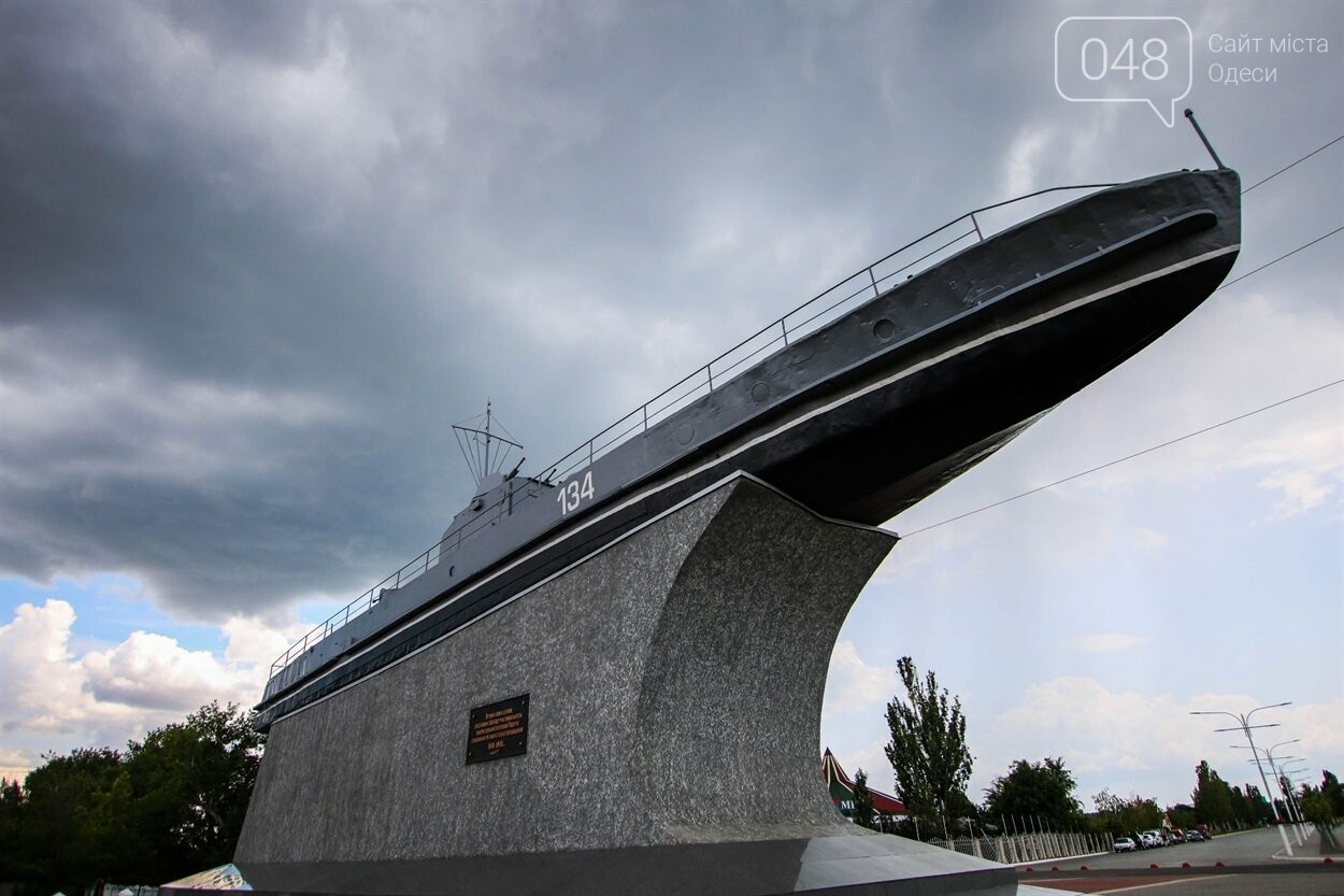 Памятник морякам-дунайцам в городе Измаил.