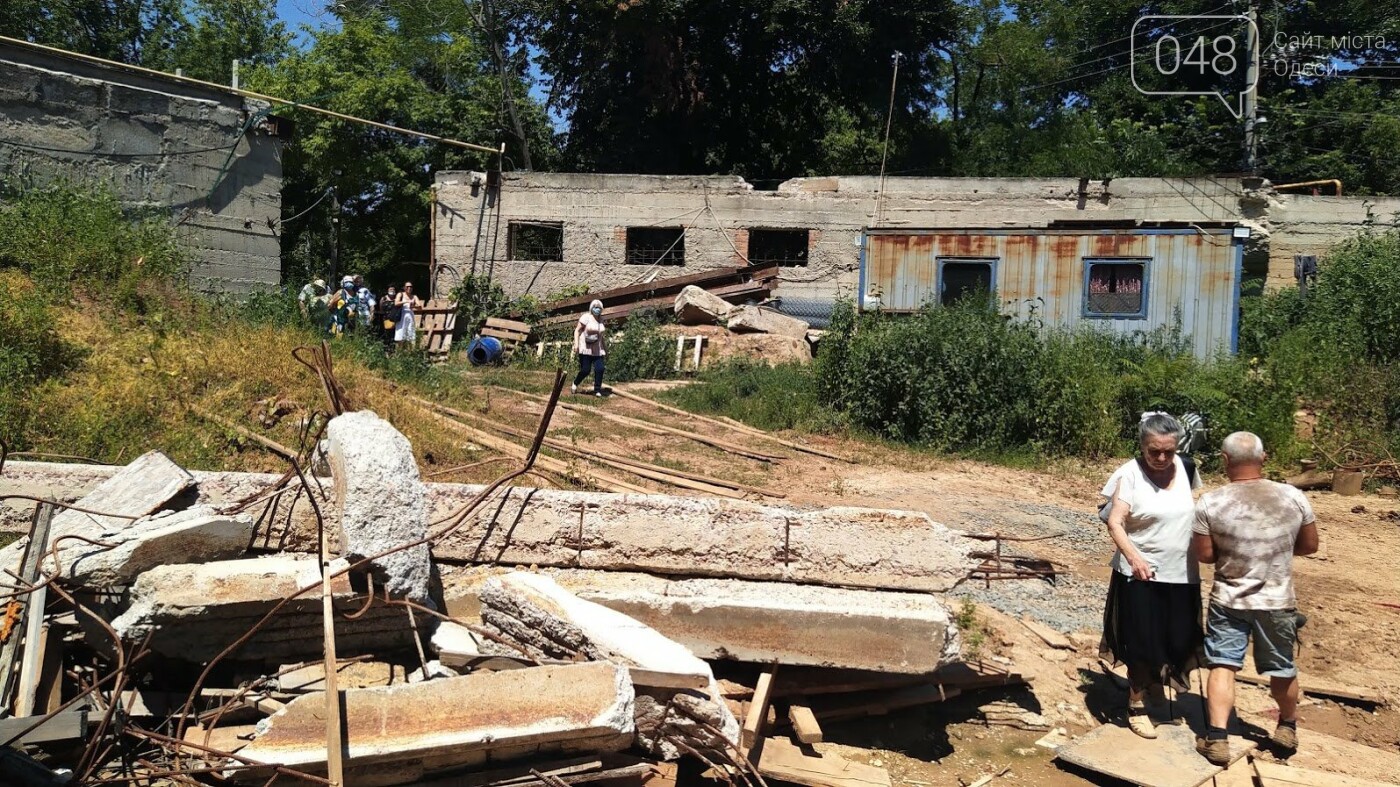 Одесситы устроили "облаву" на стройке возле склонов - ФОТО, фото-11, ФОТО: Александр Жирносенко.