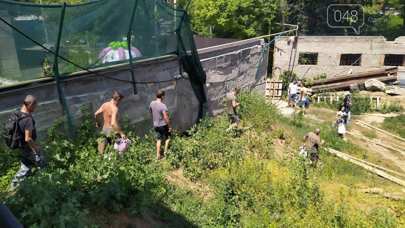 Одесситы устроили "облаву" на стройке возле склонов - ФОТО, фото-17, ФОТО: Александр Жирносенко.