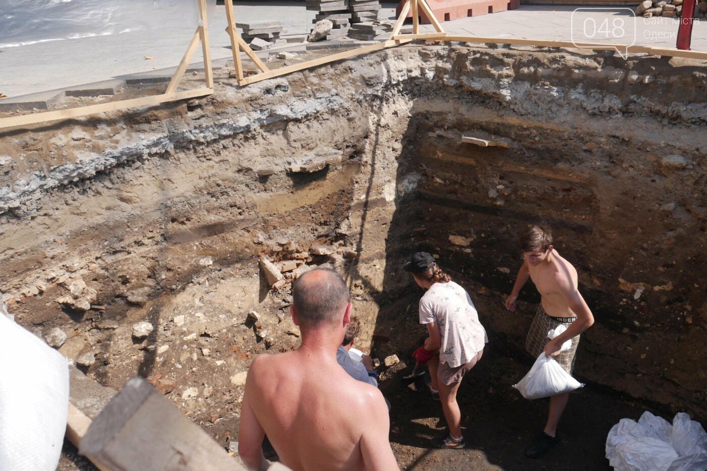 В Одессе на Приморском бульваре начались раскопки, - ФОТОРЕПОРТАЖ, фото-4