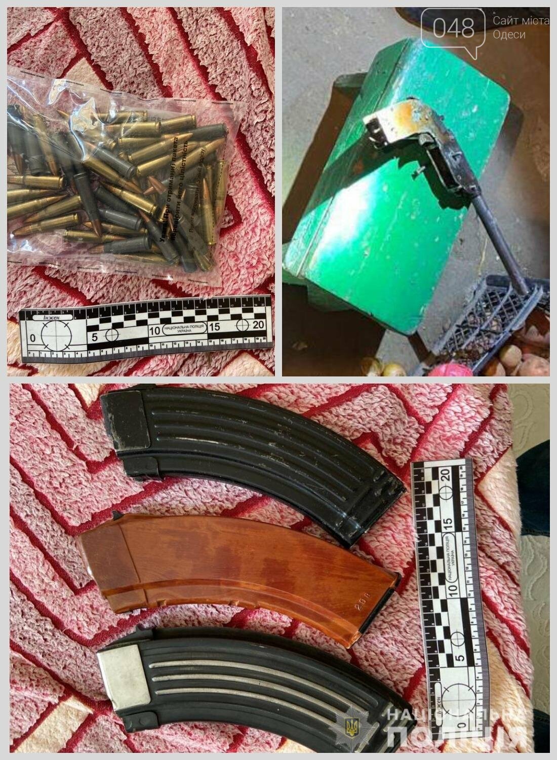Самодельное оружие и боеприпасы: в Одесской области полиция провела обыски у рецидивистов, - ФОТО, фото-1