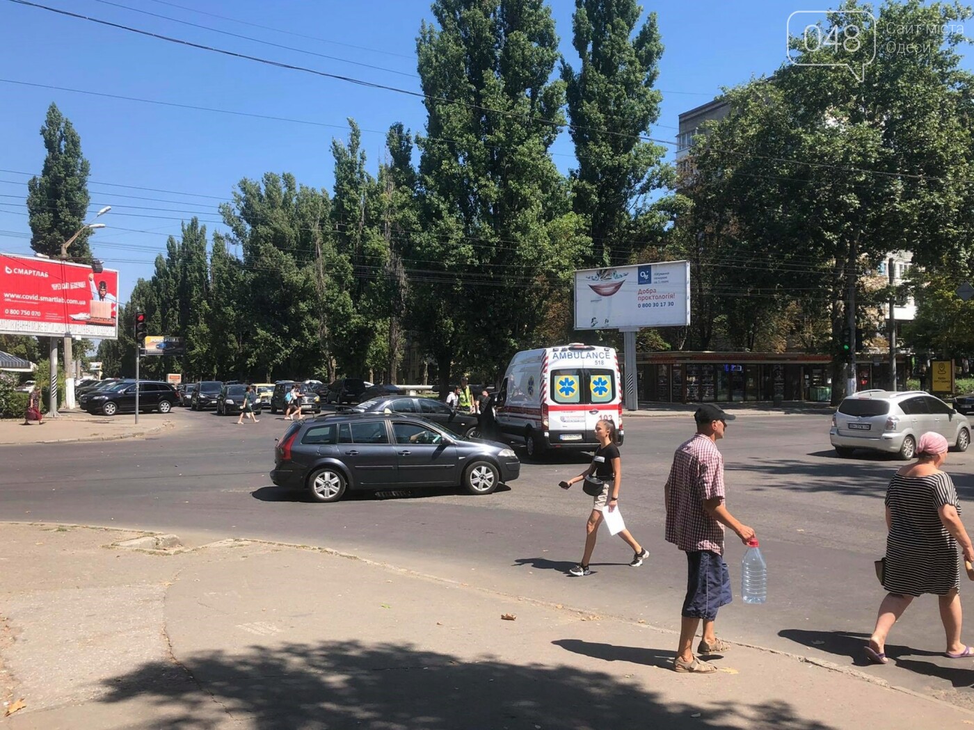 В Одессе на Черёмушках "скорая" попала в ДТП , - ФОТО , фото-1