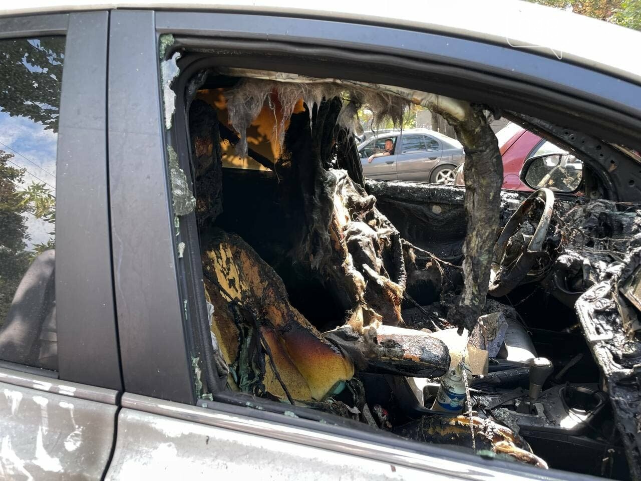 В Одессе ночью на Французском бульваре сгорела Toyota, - ФОТО, ВИДЕО , фото-5