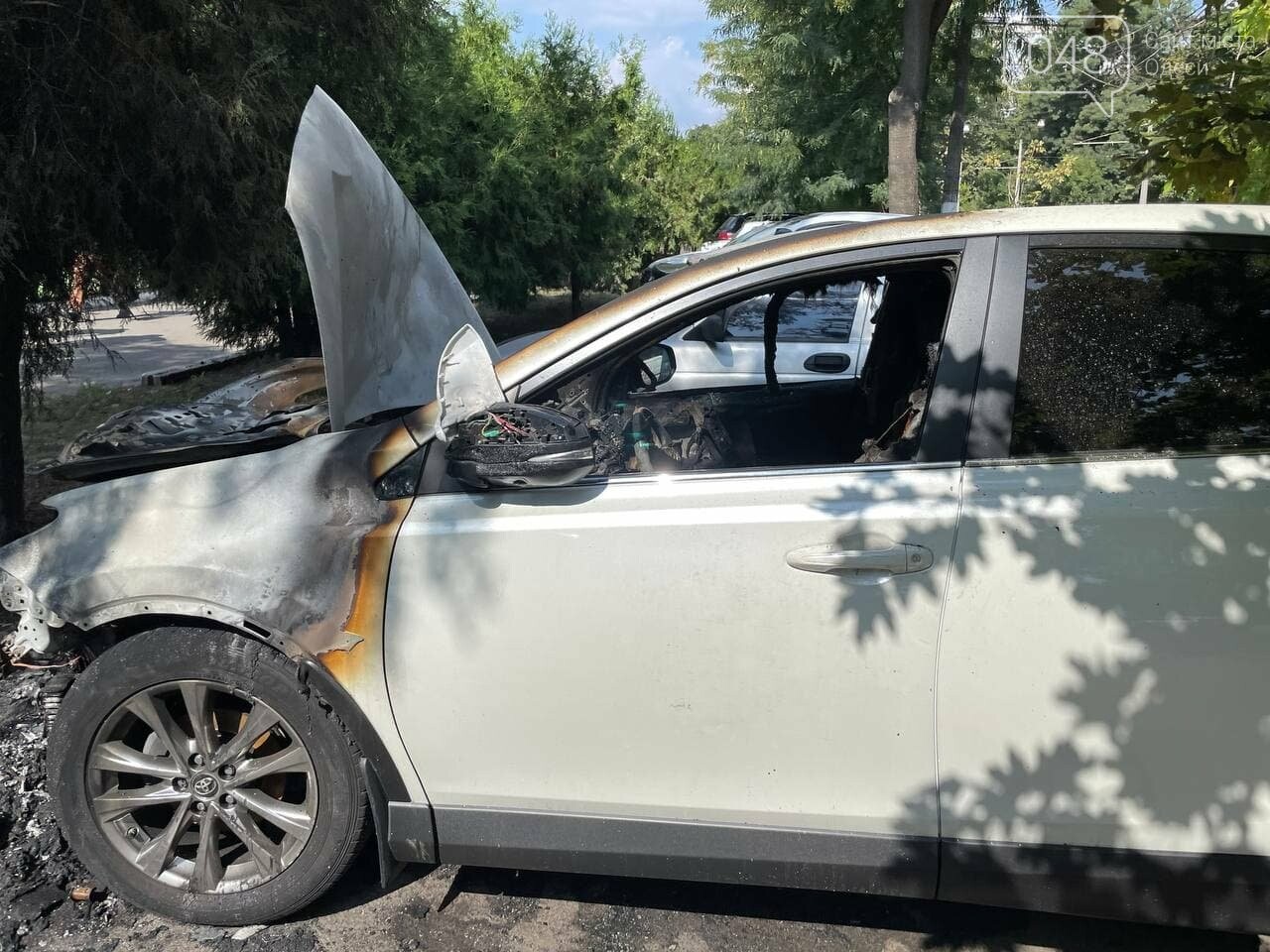 В Одессе ночью на Французском бульваре сгорела Toyota, - ФОТО, ВИДЕО , фото-9