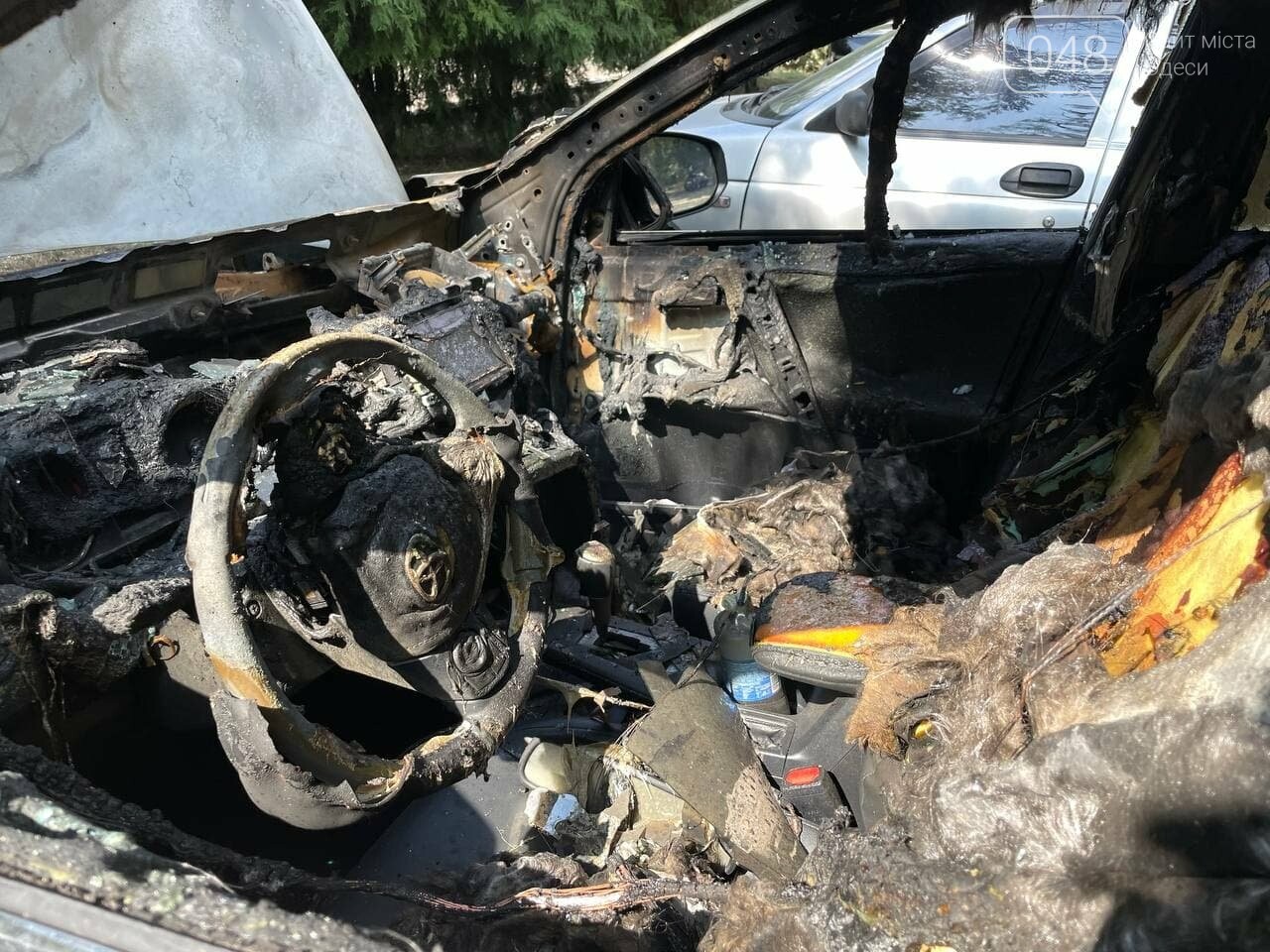 В Одессе ночью на Французском бульваре сгорела Toyota, - ФОТО, ВИДЕО , фото-11