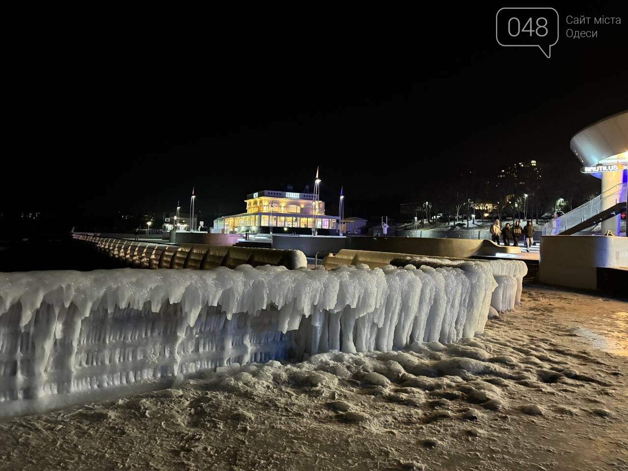 Замерше море в Одесі