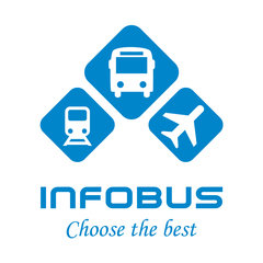 Логотип - INFOBUS.eu билеты на автобус, поезд, самолет