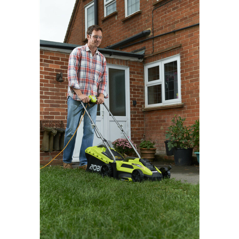Электрическая колесная газонокосилка RYOBI RLM13E33S - Изображение 8
