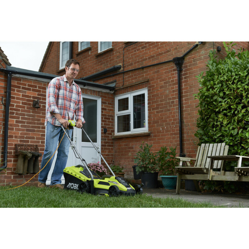 Электрическая колесная газонокосилка RYOBI RLM13E33S - Изображение 9
