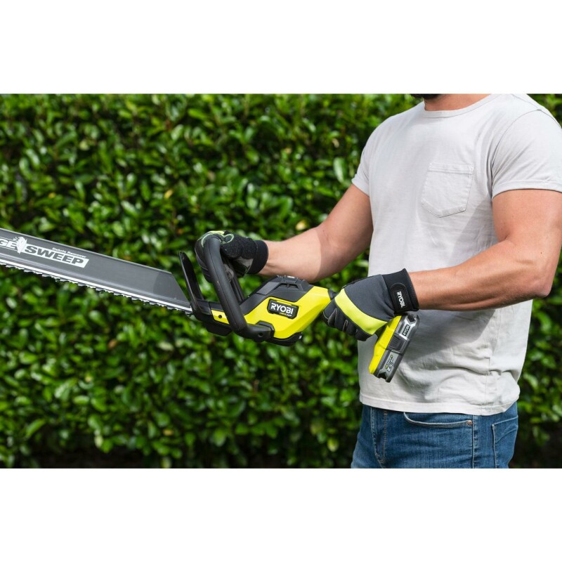 18В Аккумуляторный бесщеточный кусторез, 60см лезвия, RYOBI RY18HTX60A-0 - Изображение 8