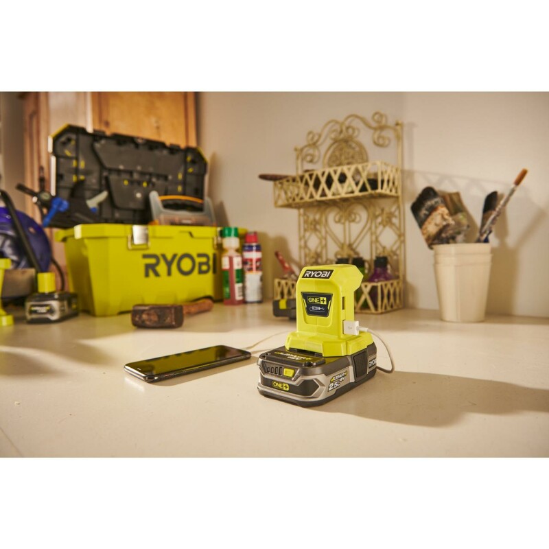 18В USB адаптер RYOBI R18USB-0 ONE+ - Зображення 8