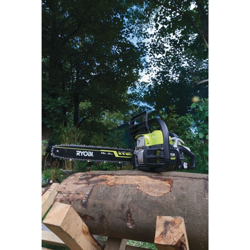 Бензопила с двигателем 37,2 см³ серии POWR XT™, шина 35 см RYOBI RCS3835T - Зображення 8