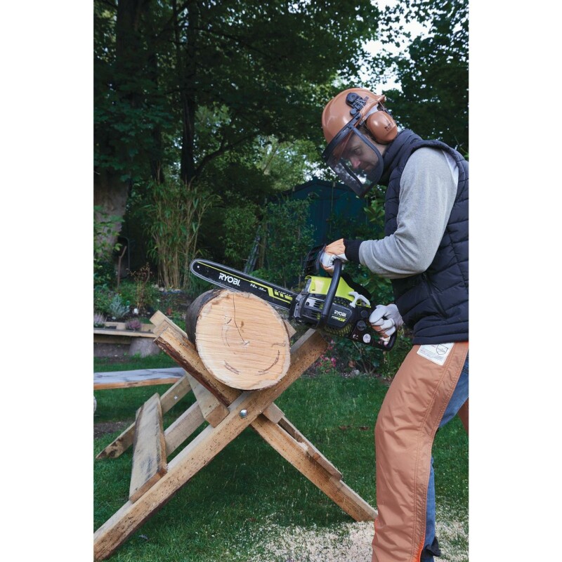 Бензопила с двигателем 37,2 см³ серии POWR XT™, шина 35 см RYOBI RCS3835T - Зображення 9