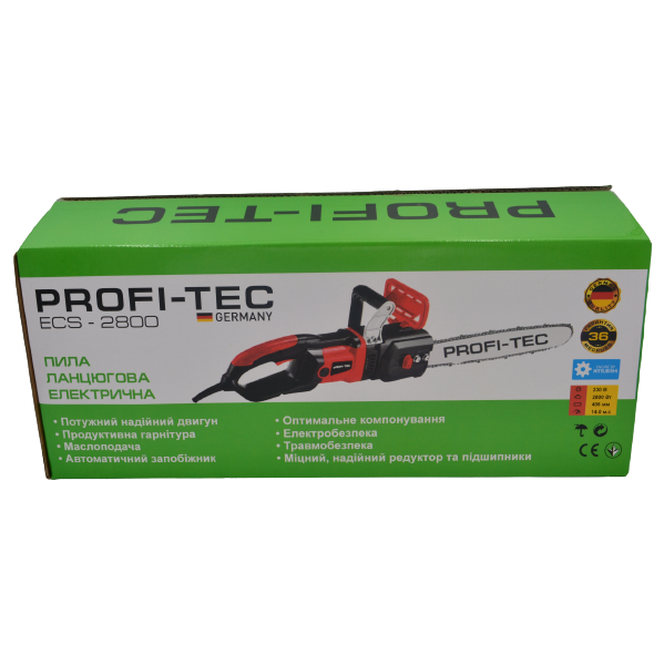 Электрическая цепная пила PROFI-TEC ECS-2800 - Изображение 8