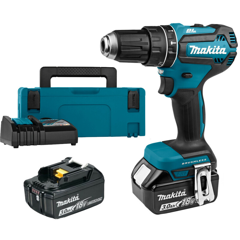 Аккумуляторная ударная дрель-шуруповерт Makita DHP485RFJ - Зображення 9
