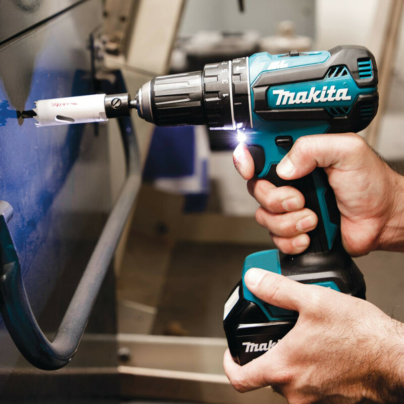 Аккумуляторная ударная дрель-шуруповерт Makita DHP485RFJ - Зображення 8