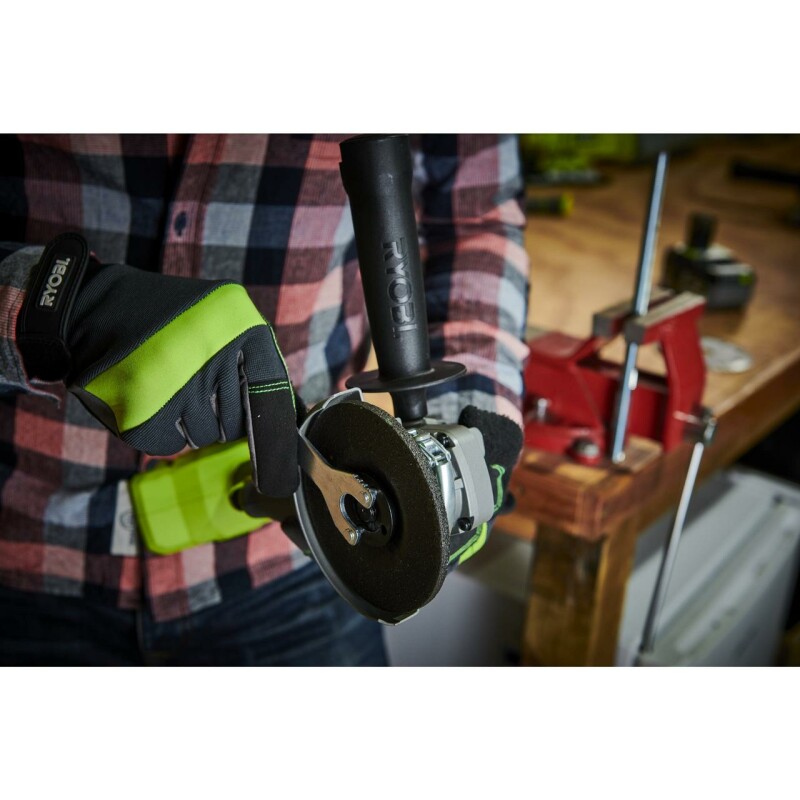 18В Аккумуляторная углошлифовальная машина 125мм RYOBI RAG18125-0 ONE+ - Изображение 8