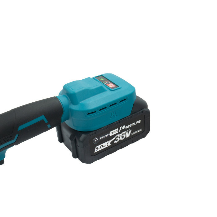 Аккумуляторный угловой гайковерт PROFI-TEC DWR1110BL SET 15 POWERLine (1 х 5.0 Aч, зарядное устройство) - Зображення 8