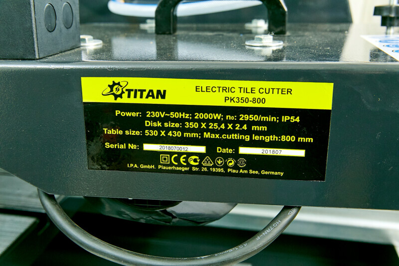 Камнерез TITAN PK350-800 - Зображення 8
