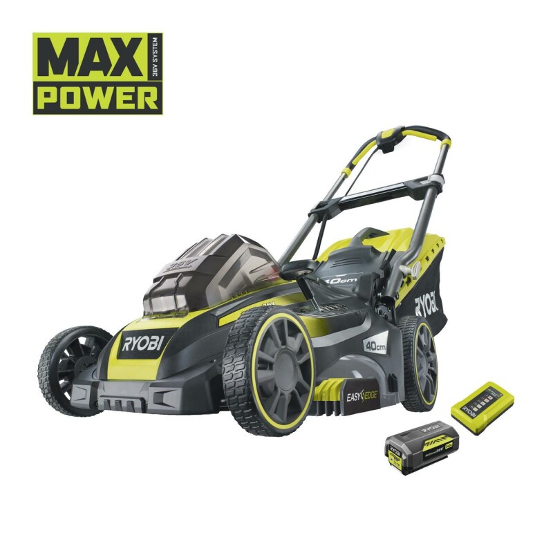 RYOBI RLM36X41H40 ONE+, Аккумуляторная газонокосилка 36 В, ширина скашивания 40 см, 1 х 4,0 Ач. - Изображение 9