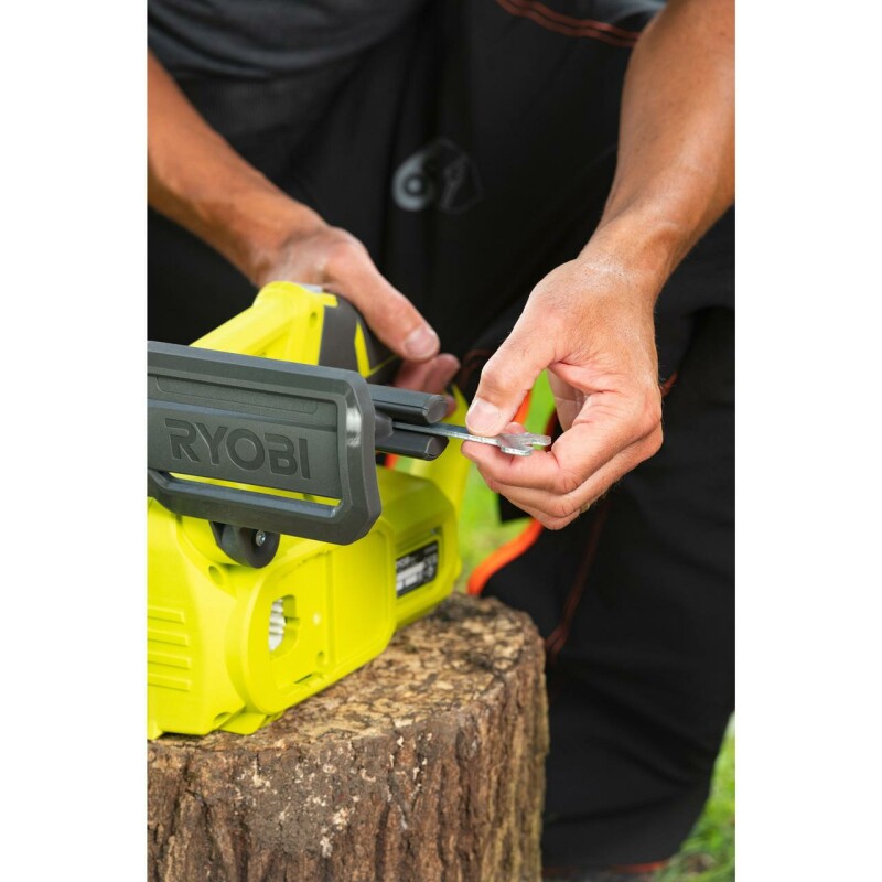 Аккумуляторная компактная цепная пила с шиной 20см RYOBI RY18CS20A-0 - Изображение 9