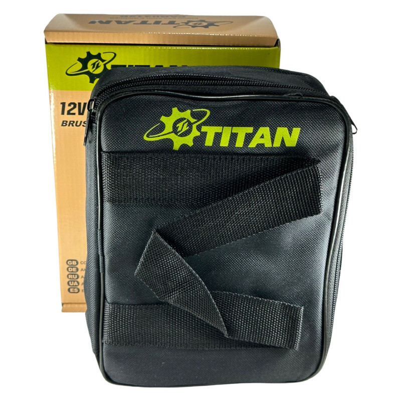 Аккумуляторная безщеточная угловая шлифовальная машина TITAN PAG0312B минирезак (2 х 2.0 Ач+ЗУ) - Изображение 8