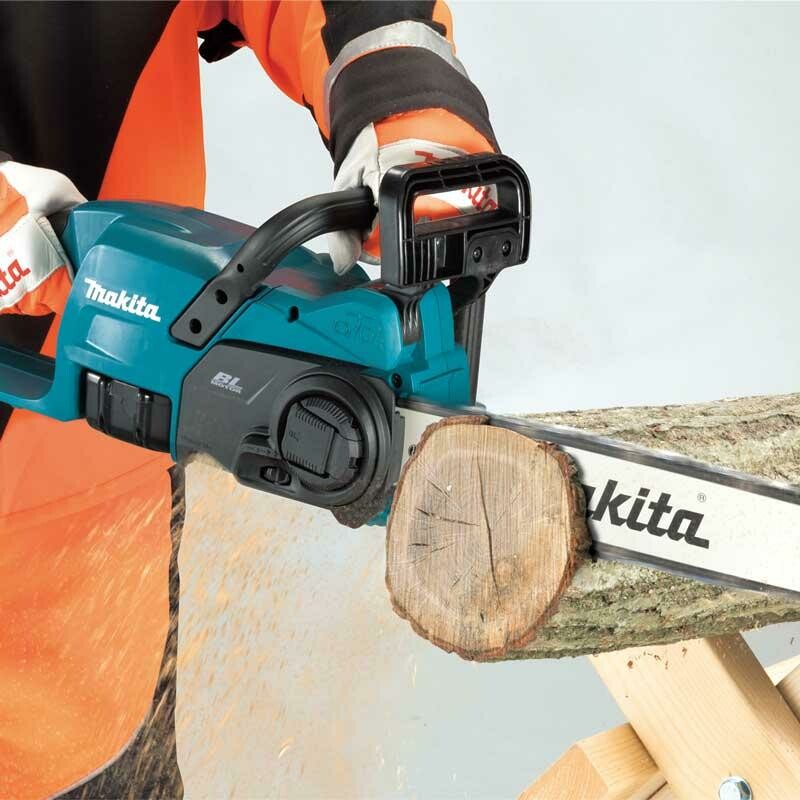 Безщеточная аккумуляторная цепная пила Makita DUC357RT - Зображення 8