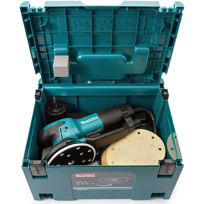 Эксцентриковая шлифовальная машина Makita BO6050J (150мм) 750вт - Зображення 9