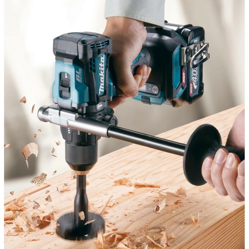 Аккумуляторная дрель-шуруповерт с ударом Makita XGT 40 V MAX HP001GZ (без АКБ) - Зображення 8